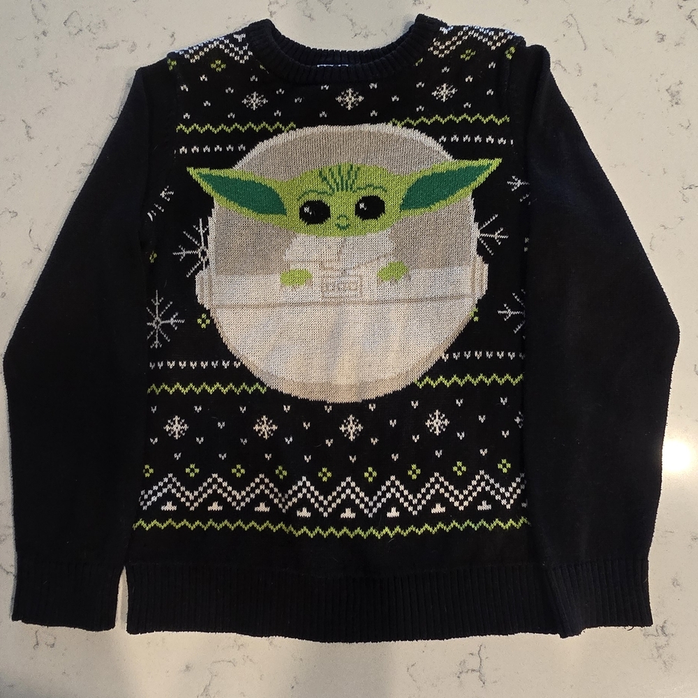 Star Wars Black and Green Crewneck Sweater